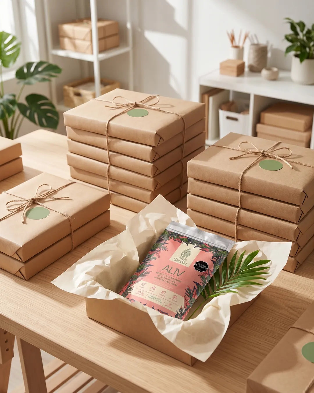 Pedidos de AL1V empacados y listos para enviar
